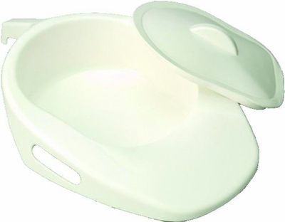 Nrs Healthcare Bassin de Lit avec Couvercle Blanc