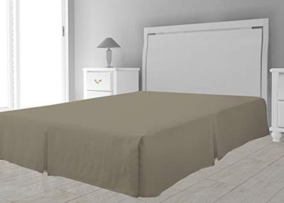 Intemporel Timeless Valance Sheet, Polyester, Ecru, 140 x 190 cm