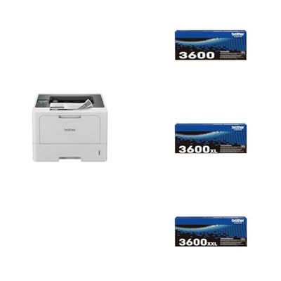 BROTHER HL-L5210DN Professional Mono Laser Printer,Single Function,USB 2.0, A4,UK Plug Toner Cartridges