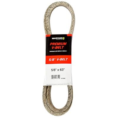 MAXPOWER V-riemen 347608, versterkt met kevlar, 5/8" x 63" - 5L630 - buitenlengte L(a) 1600 mm.
