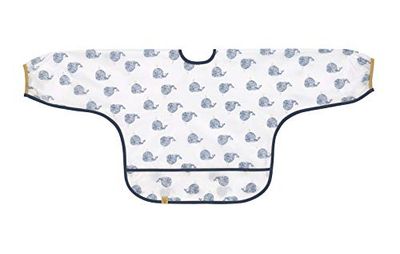 Lassig GmbH Long Sleeve Bib Little Water Whale, of