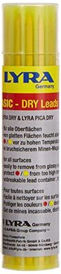 Lyra L4490007-10-1 Dry - Set di 14 mine di ricambio, colore giallo