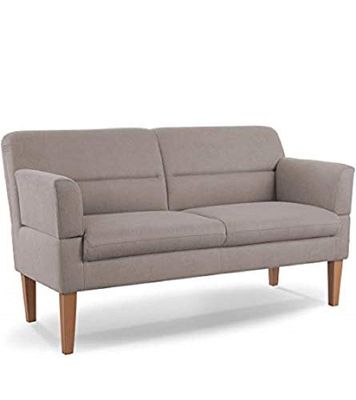 CAVADORE Kira Canapé en Tissu Olympia Gris Clair 176 x 94 x 81 cm