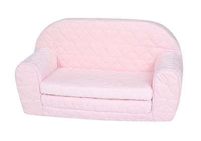 Knorrtoys 68460 Cosy Heart Rose Canapé pour Enfant