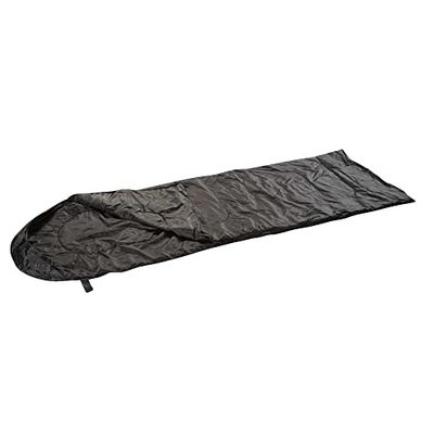 Mil-Tec Miltec Sac De Couchage Couette 'Traveller' (200 G), a Dos Unisex, Noir, Taille Unique