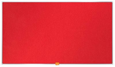 Nobo 1905311 Widescreen vilten notitiebord 40'' rood