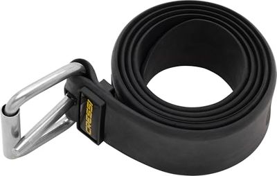 CRESSI Marseillaise Ultra Belt Black 4mm, Cintura Tipo Marsigliese in Pura Gomma per Immersioni e Apnea Unisex Adulto, Nero, Unica