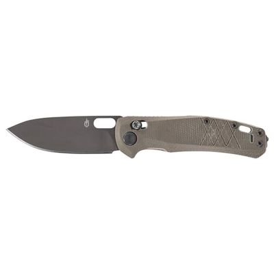 Gerber Zakmes met zakclip, Scout, met Micarta-handvat en glasbreker, lemmetlengte: 8,2 cm, groen, roestvrij 440A staal, 1064583