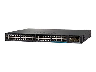 Cisco WS-C3650-12X48UQ-L switch di rete L2/L3 Gigabit Ethernet (10/100/1000) 1U Nero