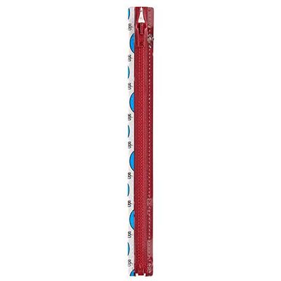 Opti Zip fastening, 100% polyester, 00750 Red, 50 cm