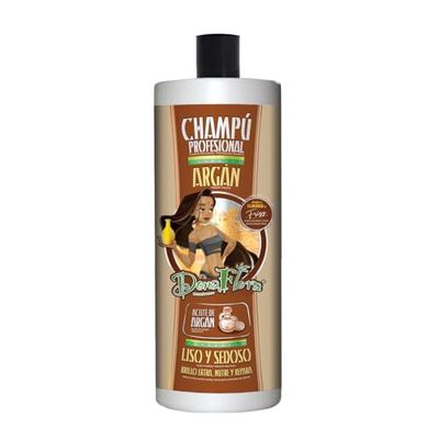 Dona Flora – Argan Smooth & Silky Shampoo – Women – 1000ml – Anti-Frizz Hydrating Formula for Straight, Soft & Glossy Hair