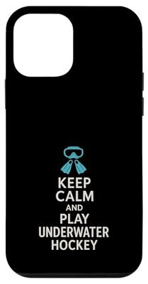 Underwater Hockey Fan Puck Yeah Cooler Than Regular Hockey Case for iPhone 12 mini
