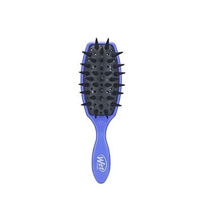 WetBrush Custom Care Treatment Brush to Evenly Distribute Product, Helps Reduce Shedding and Breakage, with Added Drainage Holes, For All Hair Types, Purple