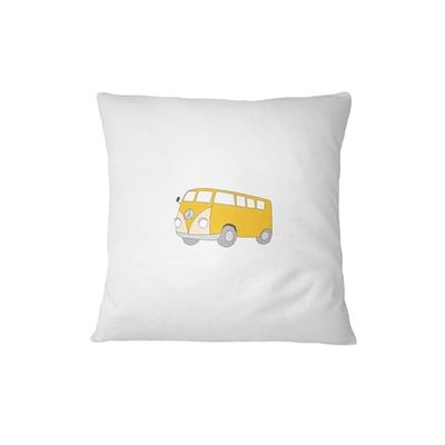 Bona Basics, Taie d'oreiller décorative Décoration de la Maison pour canapé, cafétéria, Taille: 45X45 cm, Couleur: Blanc