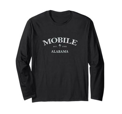 Mobile Alabama | Mobile AL | Mobile Pine Maglia a Manica