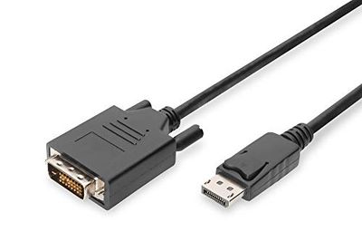 Digitus Assmann - Adaptador DVI - DisplayPort, preto