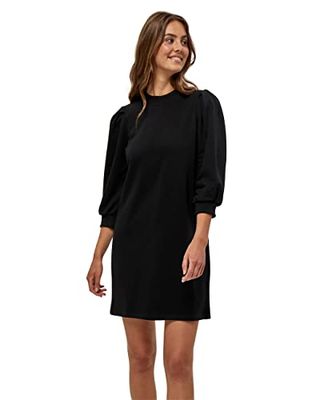 Minus Mika 3/4 Sleeve Sweat Dress 3 para Mujer, Negro (100 Black), M