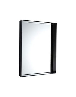 Kartell Only Me Espejo Brillante, Negro, 50 x 70 cm
