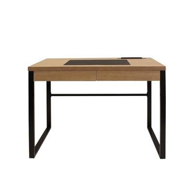 THE HOME DECO FACTORY HD3722 Mesa de desenho de madeira e metal HD3722-LGSP, 110x110x16 cm