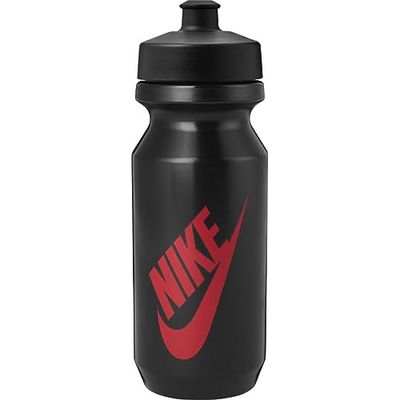Nike Big Mouth Bottle 2.0 22oz Graphic in colore nero/nero brillante Crimson, capacità: 650 ml, N.000.0043.025.22