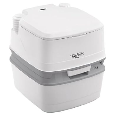 Thetford 92806 Porta Potti 165 Indoro portátil Qube, branco, 414 x 383 x 427 mm