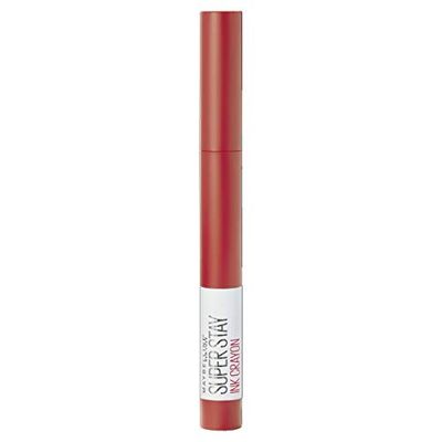 Maybelline New York SuperStay Ink Crayon trwała matowa szminka, pomadka w kredce, lekka formuła, intensywny pigment, 40 Laugh Louder, 1,5 g