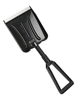 Pala de Nieve Plegable de ABS Negro