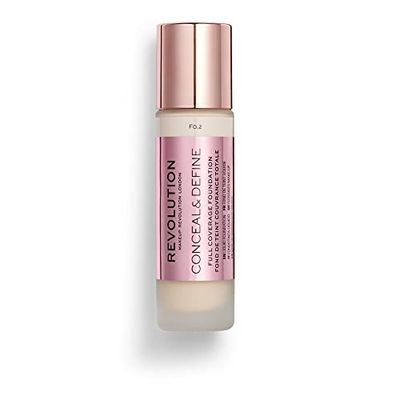 Makeup Revolution Conceal & Define, Foundation F0.2