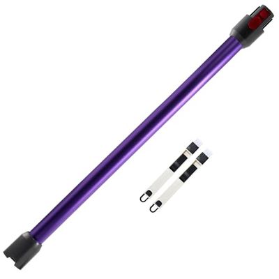 Telescopic Tube for Dyson, Extendable Rigid Stem Compatible for Dyson V11 V10 V15 V15 V8 V7 Length 73 CM Quick Release Tube with Two Small 2 in 1 Brushes That Can (Purple)