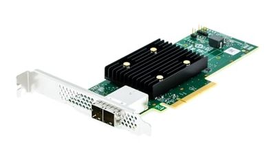Broadcom HBA 9500-8e Tri-Mode - Storage controller - 8 Channel - SATA 6Gb/s/SAS 12Gb/s/PCIe 4.0 (NVMe) - PCIe 4.0 x7