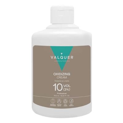 Professional Oxygen Valquer Cream Stabilised 20 volumes (6%). Permanent Hair Colouring Professional Use Hairdresser Vegan Formula - 1000 ml