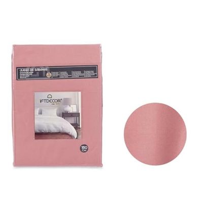 Gift Decor Rosa lakan set säng 150 st 3 delar