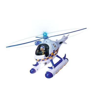 Simba 109252537 Fireman Sam Police Wallaby, with Sound, Blue Light, Searchlight, Winch, with Figure Rose and Dalmatian Radar, Sniffing, Accessories, from 3 Years
