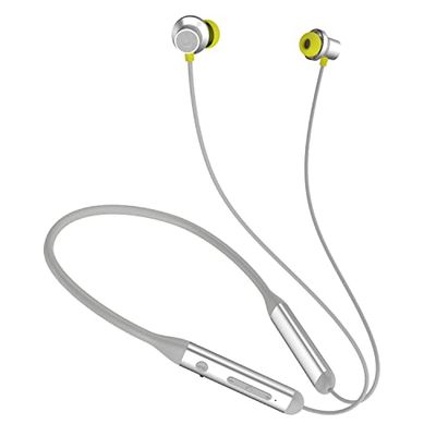 Boat Rockerz 330ANC - Banda para el Cuello Bluetooth con micrófono, Sonido Crystal Bionic Alimentado por Dirac Opteo, cancelación Activa de Ruido, Controladores de 13 mm, Carga ASAP, reproducción 24