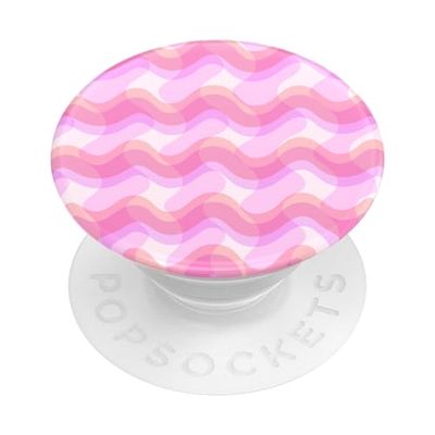 PopSockets: PopGrip - Soporte y Agarre para Teléfonos Móviles y Tablets con un PopTop Intercambiable - Rosy Waves