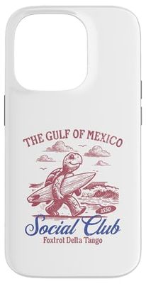 Turtle Gulf of Mexico Social Club 1550 Foxtrot Delta Tango Case for iPhone 14 Pro