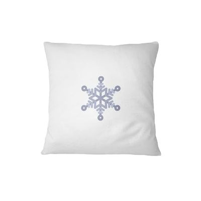 Bona Basics, Funda de cojín Decorativa, decoración del hogar, para sofá, cafetería, Tamaño: 45X45 cm, Color: Blanco