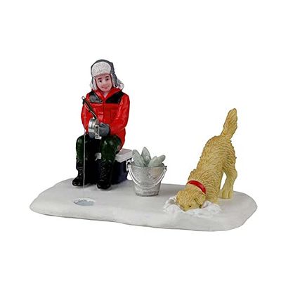Lemax 22138 Vail Village Beeldje: Ice Fishing Buddies