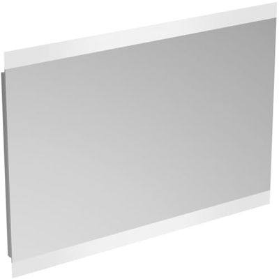 Ideal Standard - Miroir rectangulaire avec lumière LED intégrée au-Dessus et en Bas, 100x70, 55W, Neutre