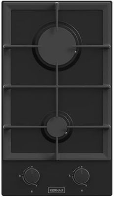 Kernau KGH 3212 CI Matt Black, Encimera de gas, Black