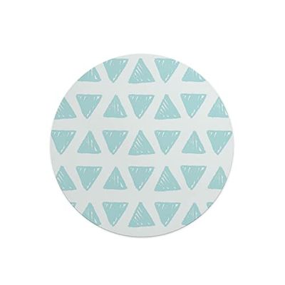 Questo Casa, Round Digital Printed Mouse Pad, Non-Slip Base, for Office and Home, Diameter:22cm