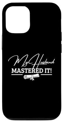 Mio marito ha imparato Master Laurea laurea divertente MBA Custodia per iPhone 12/12 Pro