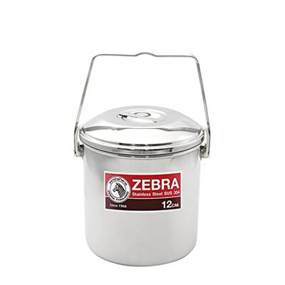 Zebra Loop Handle Pot Stainless Steel (10 cm)