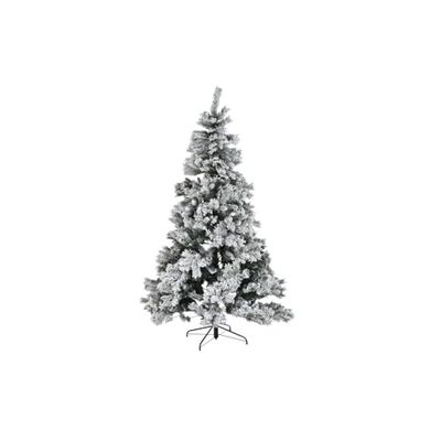 ARBOL PE METAL 1X1X210 350LED NEVADO VERDE