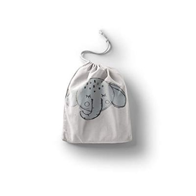 Bonamaison Printed Cotton Produce Bag with Drawstring, Reusable Grocery Bag, Biodegradable Eco-Friendly Bags, Travel Pouch, Sachet Bags, Shopping Bag, Eco Friendly, Foldable, Size: 20x30 Cm