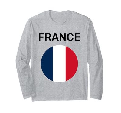 Bandera de Francia moderna Manga Larga
