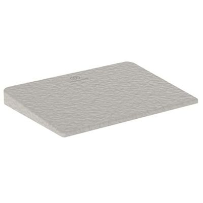 Ideal Standard - Ultra Flat S i.life, tapa para lavabo en acabado para plato de ducha, tapón de desagüe de ducha original, gris cemento