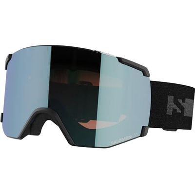 SALOMON S/View Unisex maska narciarska, poszerzone pole widzenia, idealna do jazdy na nartach i snowboardzie, czarna, jeden rozmiar