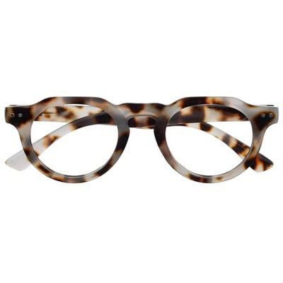 OPULIZE RIO Blue Light Blocking Reading Glasses - Flat Top Frame - Brown Tortoiseshell - Mens Womens - Spring Hinges - B53-2 - +1.00