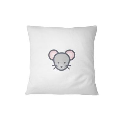Bona Basics, Funda de cojín Decorativa, decoración del hogar, para sofá, cafetería, Tamaño: 60x60 cm, Color: Blanco